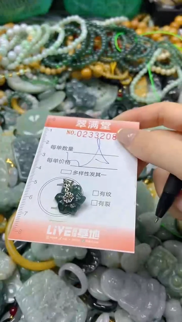 未镶嵌挂件翡翠闪购0233208