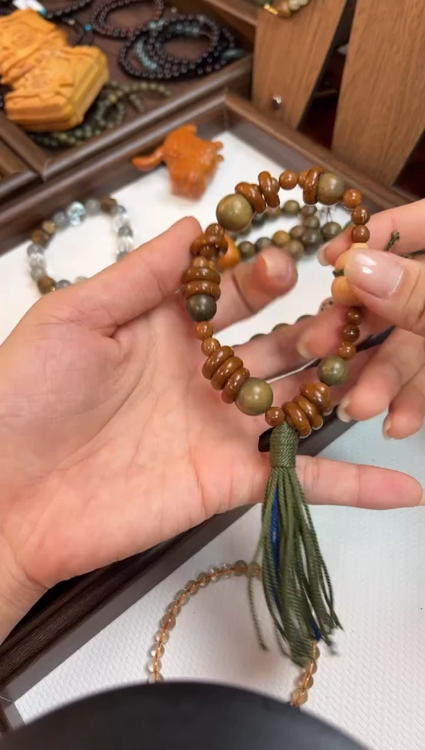 非洲檀香无事牌绿檀 钱串子