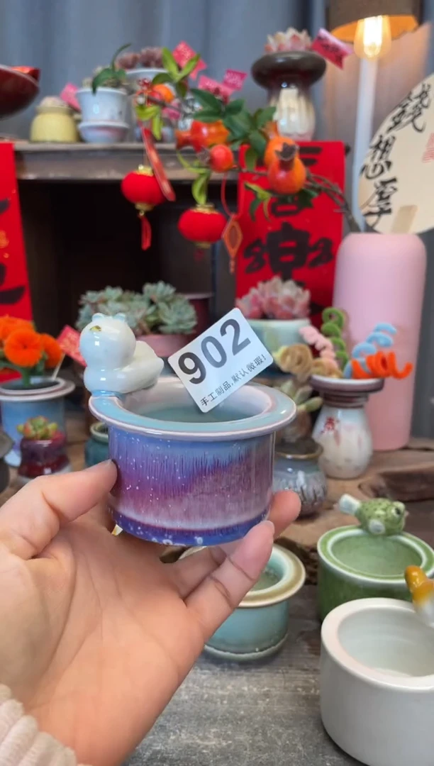 【闪购商品】摆件902知木小芳花盆