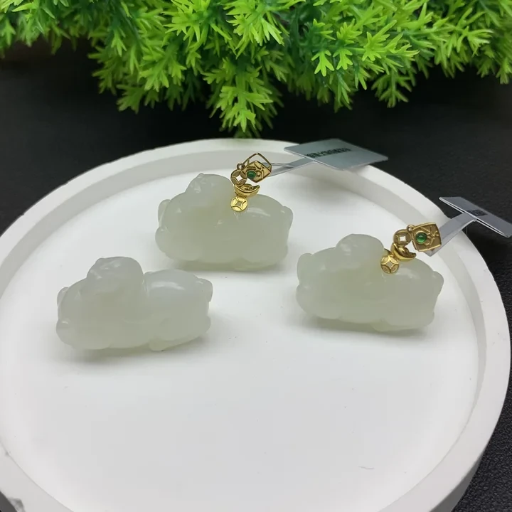和田玉吊坠SLHTY450B@多样性配绳发其一CP