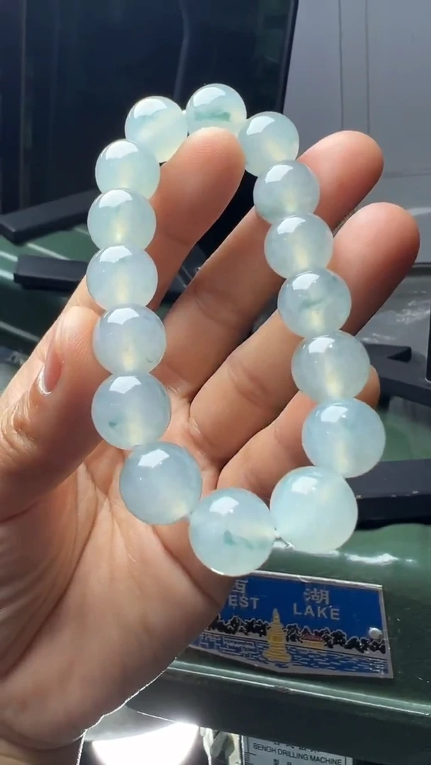 未镶嵌手串翡翠缅甸翡翠A货卡12.5左右