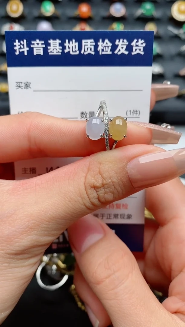 【闪购商品】翡翠戒指银S925镶嵌...........