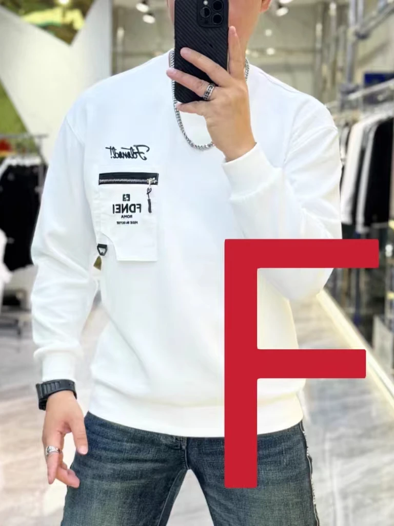 F01-F50拍此链秋冬季新款欧货时尚百搭轻奢男装上衣F