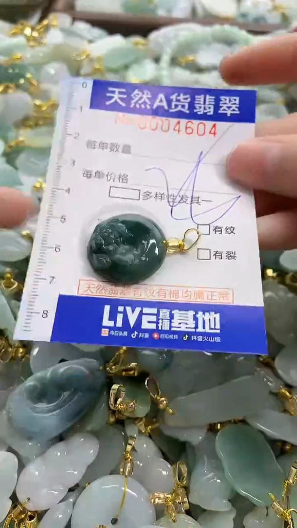 颈饰未镶嵌翡翠天然A货翡翠