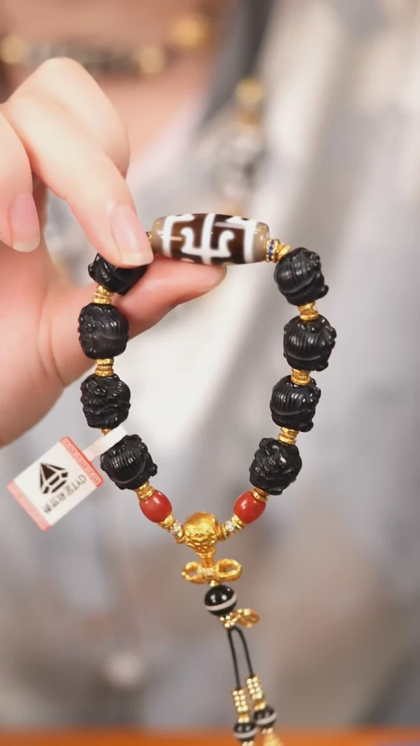 玛瑙/玉髓（覆膜）颈饰未镶嵌传世珠宝