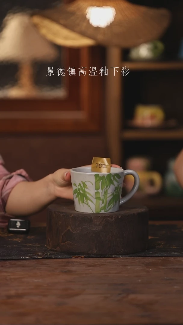 陶瓷景德镇高温釉下手绘陶瓷109