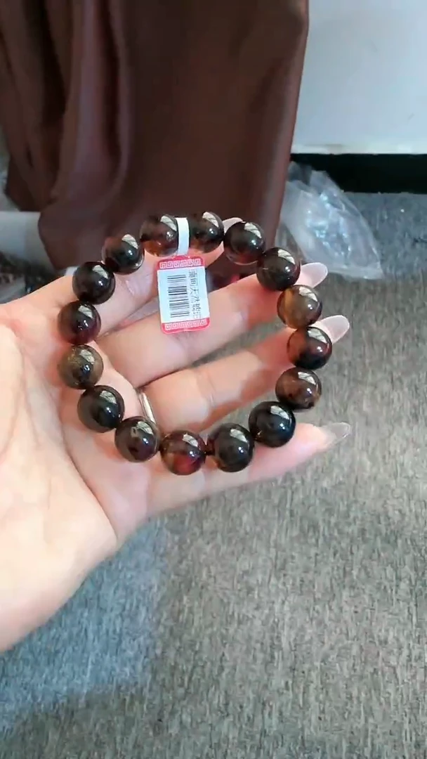 【闪购商品】琥珀手链未镶嵌规格13微瑕翁珀手串#19