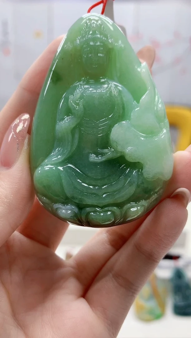 未镶嵌定制翡翠4812jw-毛货挂件105