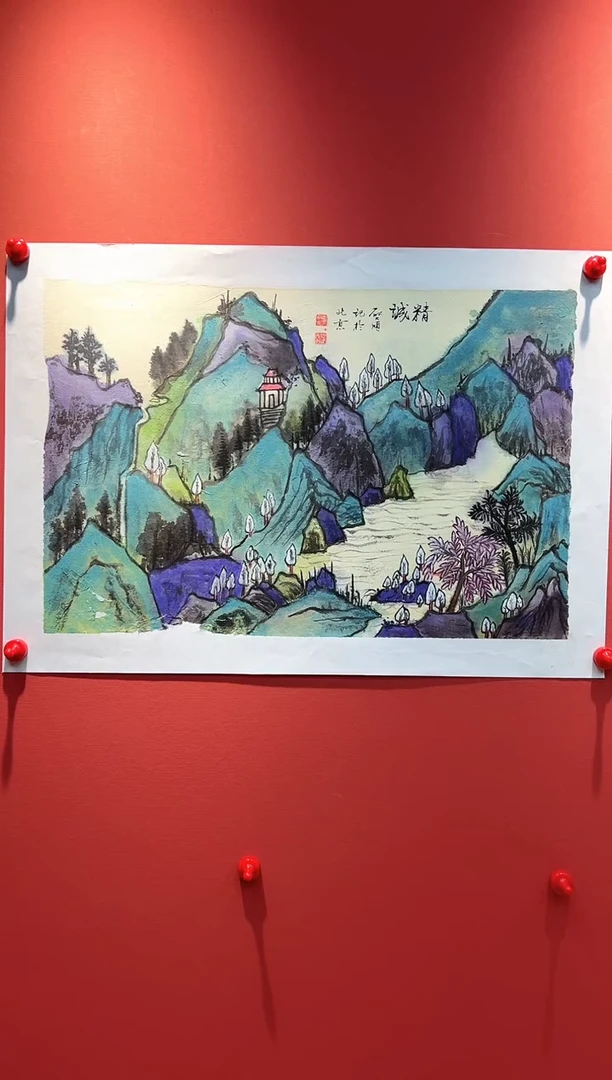国画QS-2.7平尺-国画作品