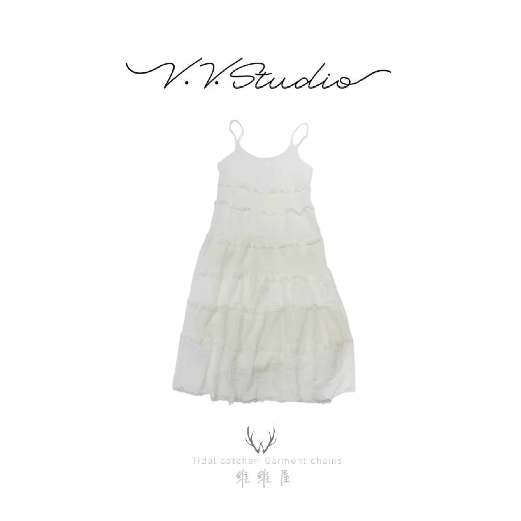 Wellsoong•NO退NO换【蛋糕吊带连衣裙】