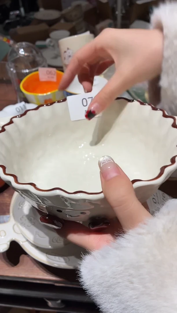 瓷072 可可豆 双耳 瑕疵