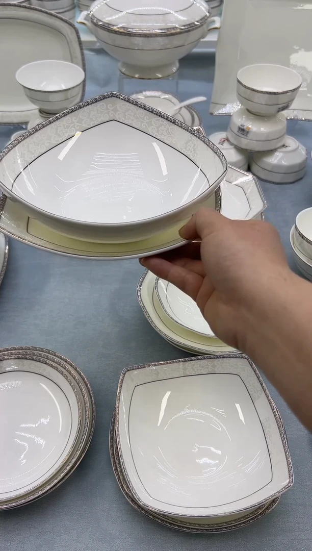 骨瓷 玲珑8三角1个8.贵龙1个