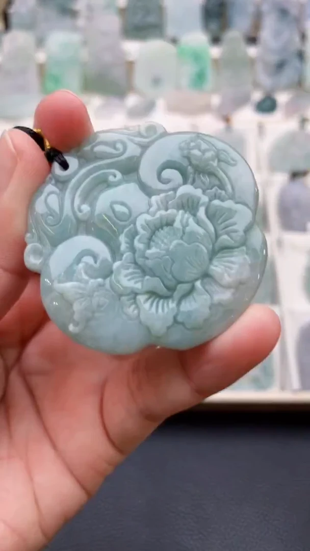 颈饰未镶嵌翡翠天然缅甸翡翠A货336