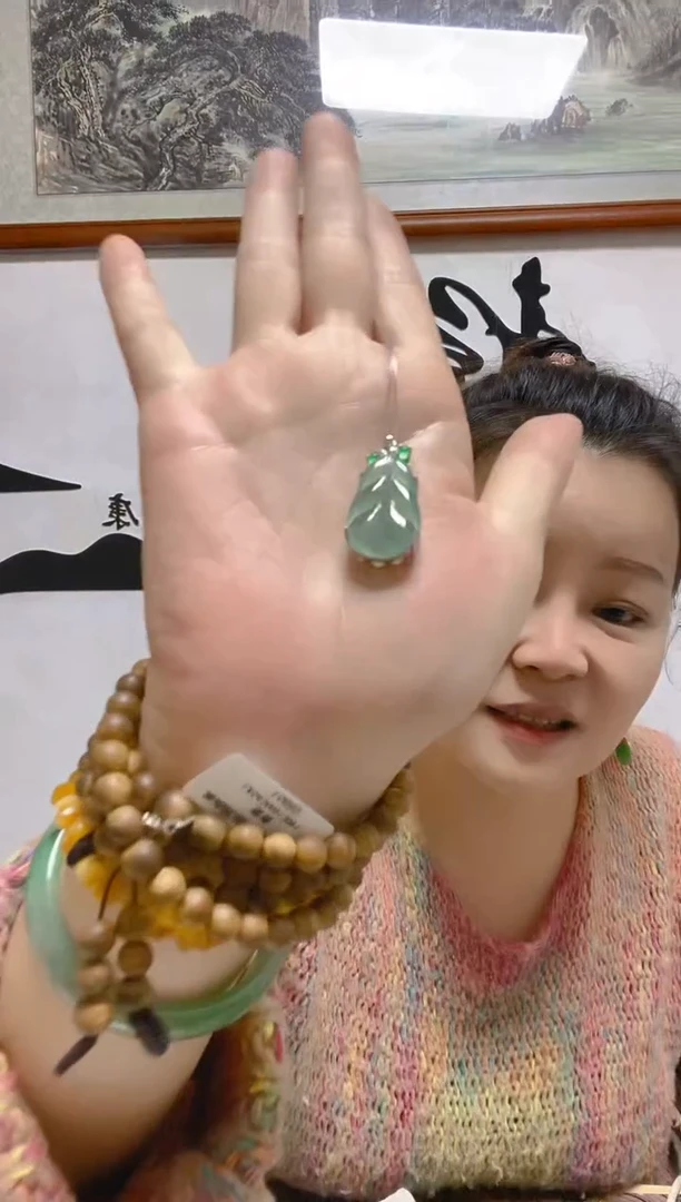 颈饰未镶嵌翡翠天然A货 假一罚四