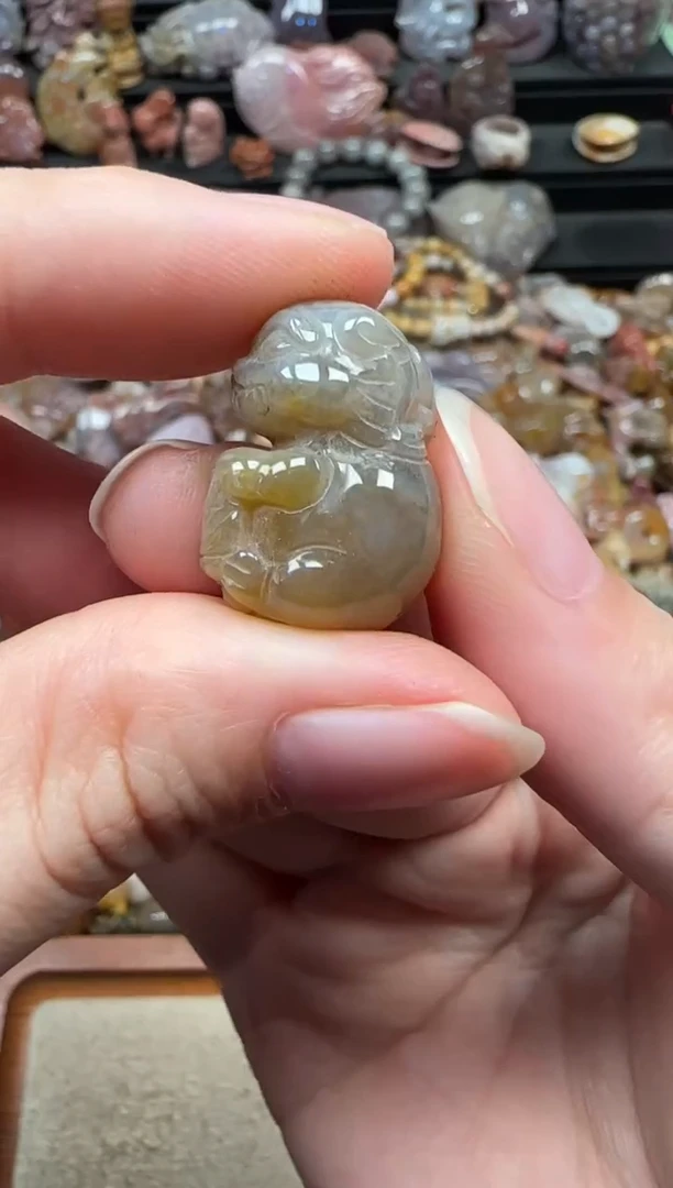 颈饰未镶嵌硅化珊瑚（珊瑚玉）503