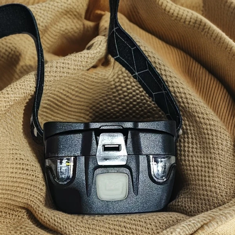 户外家用多功能黑色头灯