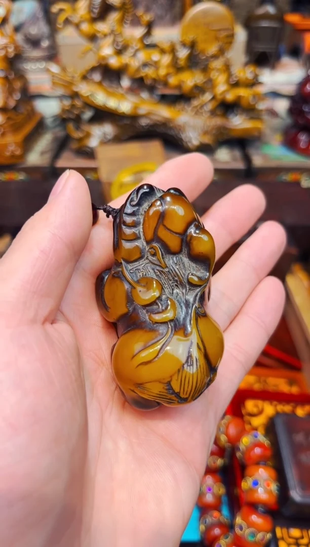 未镶嵌蜜蜡裸石A瑞哥专属高端精品38
