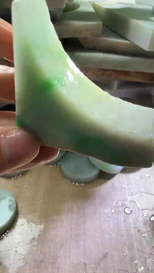 裸石翡翠天然翡翠A货花403