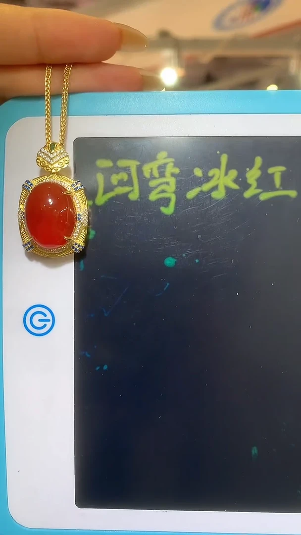 颈饰银S925镶嵌南红玛瑙【宝石世家严选】