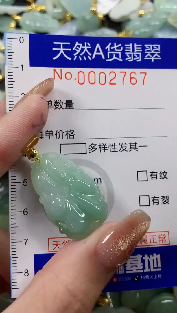 颈饰未镶嵌翡翠天然A货翡翠