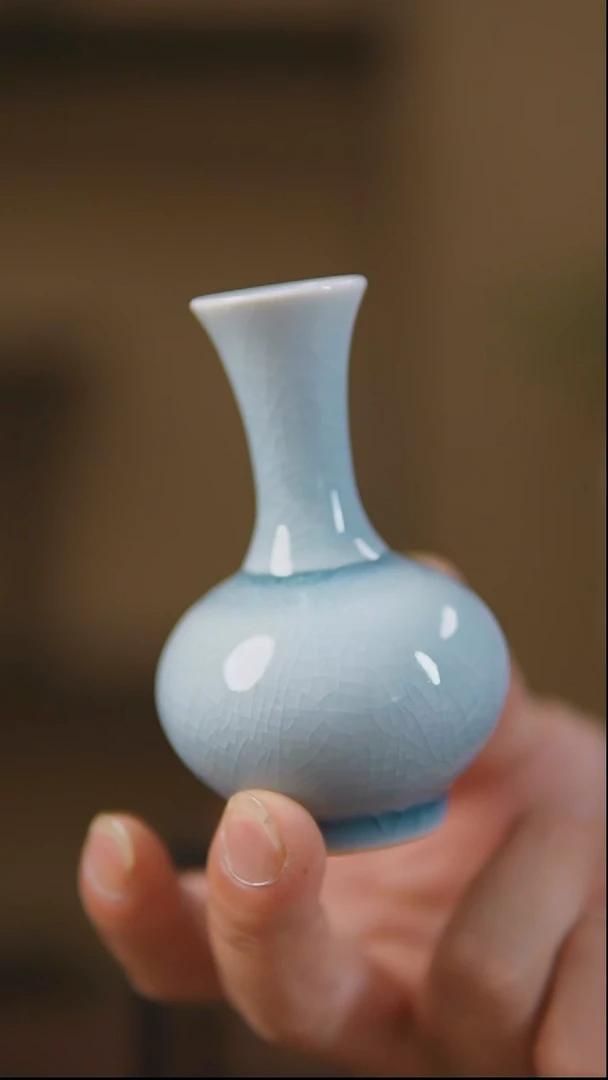 摆件景德镇陶瓷小花瓶64