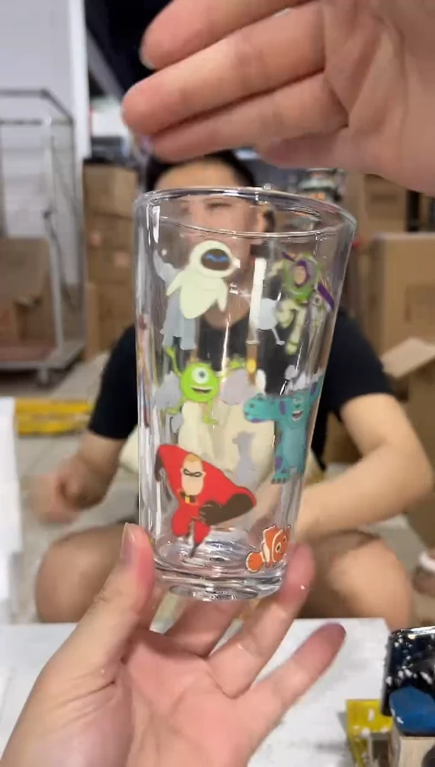 瓷片皮克斯合集玻璃杯