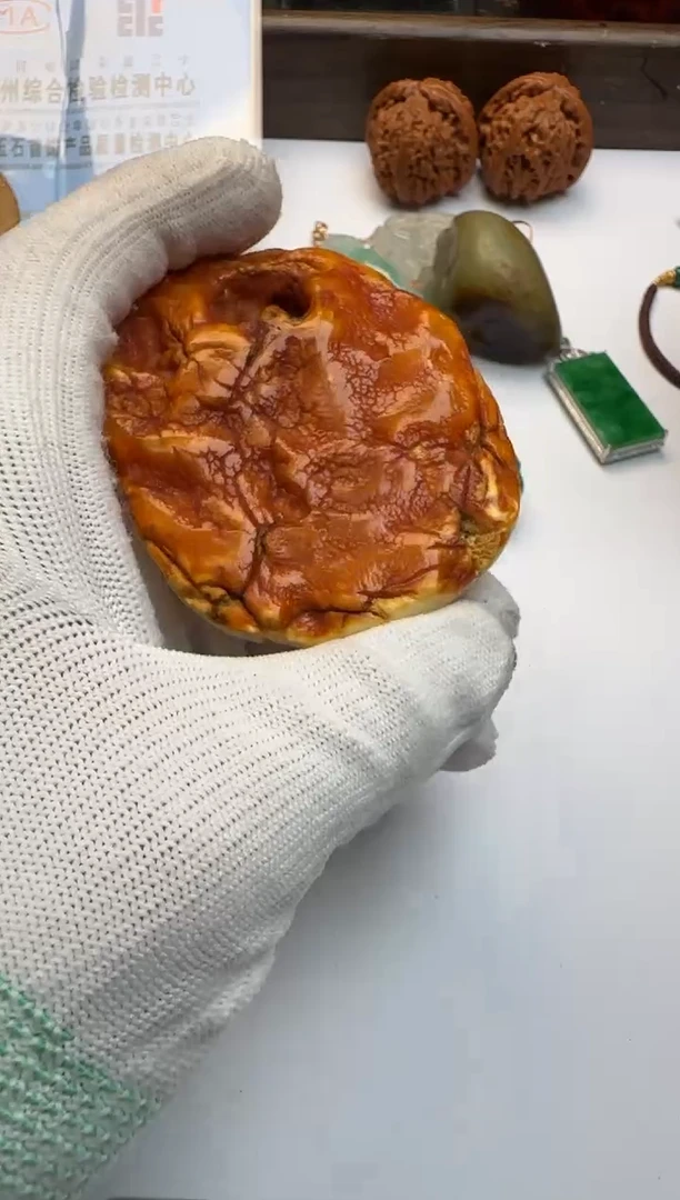 蜜蜡颈饰未镶嵌蜜蜡