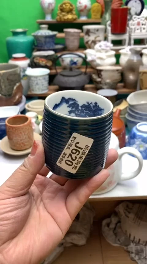 【闪购商品】盖碗海外回流瓷器