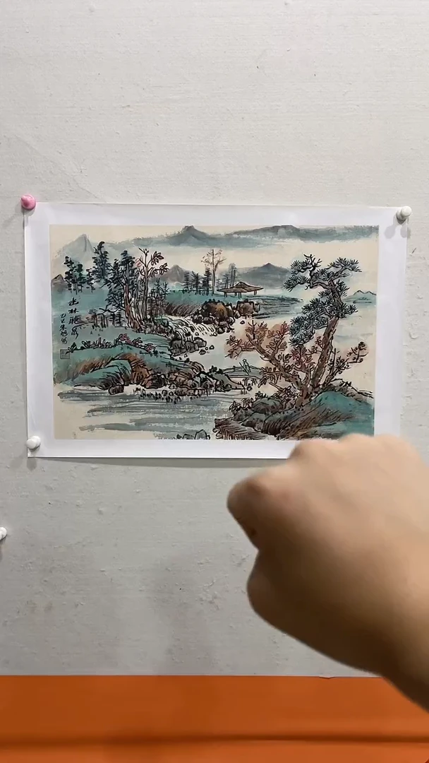 书法美术馆书法画作