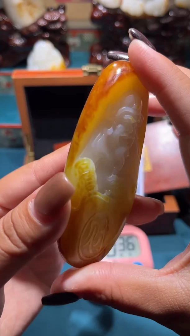 未镶嵌和田玉挂件一**凉588