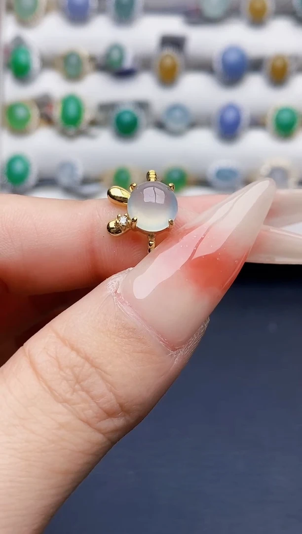 银S925镶嵌戒指翡翠1111