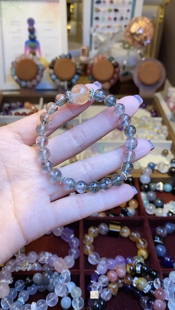 【闪购商品】水晶手串未镶嵌绿幽灵水晶手串