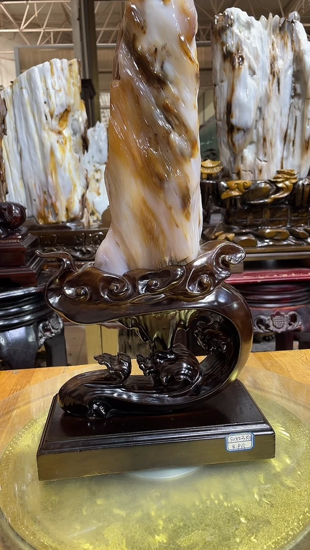 【闪购商品】硅化玉珠宝奇石未镶嵌11