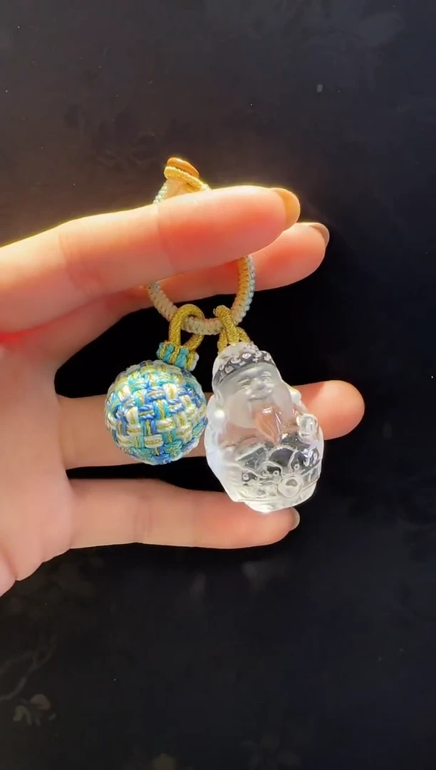 未镶嵌手绳水晶财神款