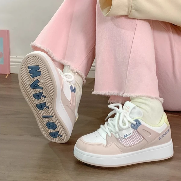 回力春夏季欧若拉风小板鞋女款2025新款厚底小众百搭休闲运动鞋子