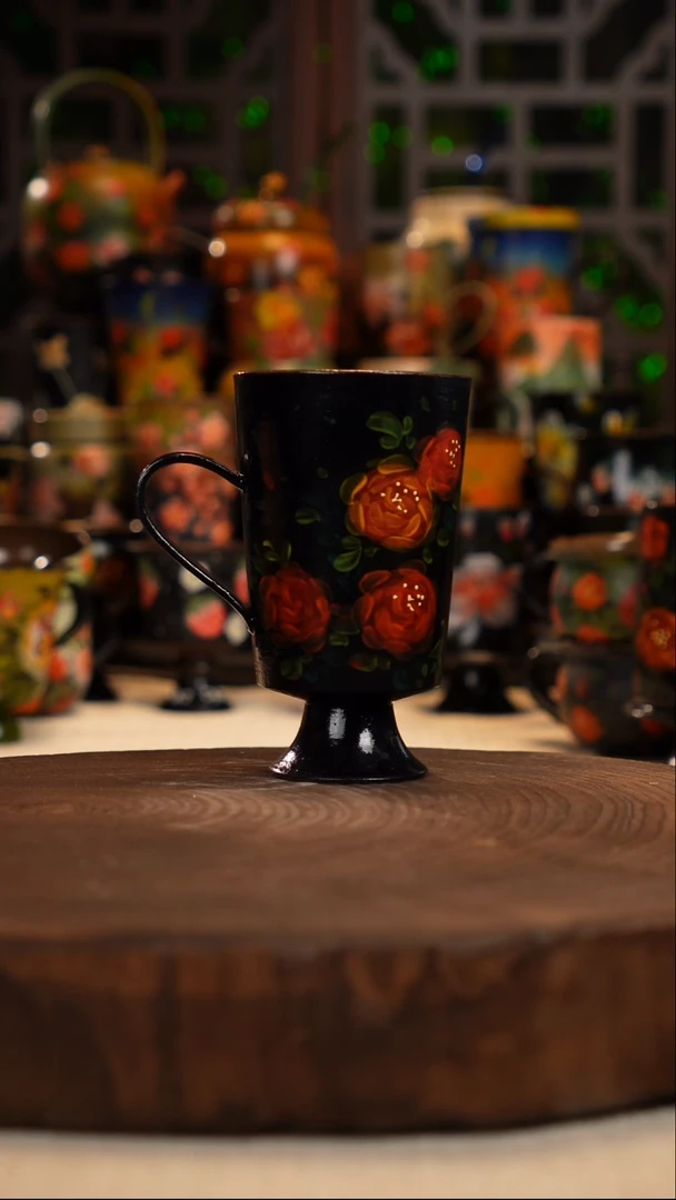 油画   釉下彩    杯子