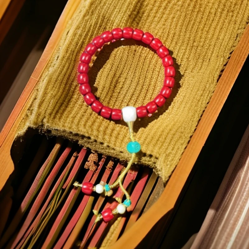 W231正红三姑娘直切8m多宝手链