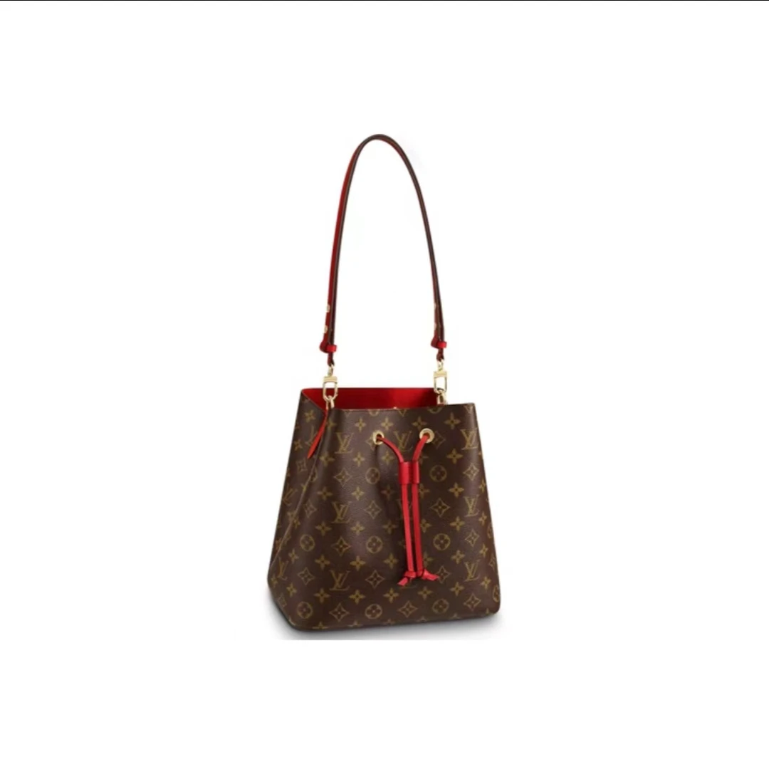 99新 LouisVuitton/路易威登 水桶包  红色