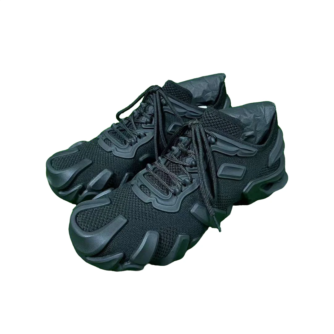 全新未使用 BOTTEGA VENETA/葆蝶家 BV Flex 黑色 运动鞋