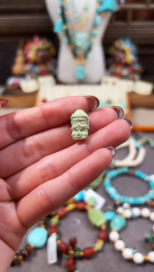 未镶嵌绿松石配饰宝宝佛