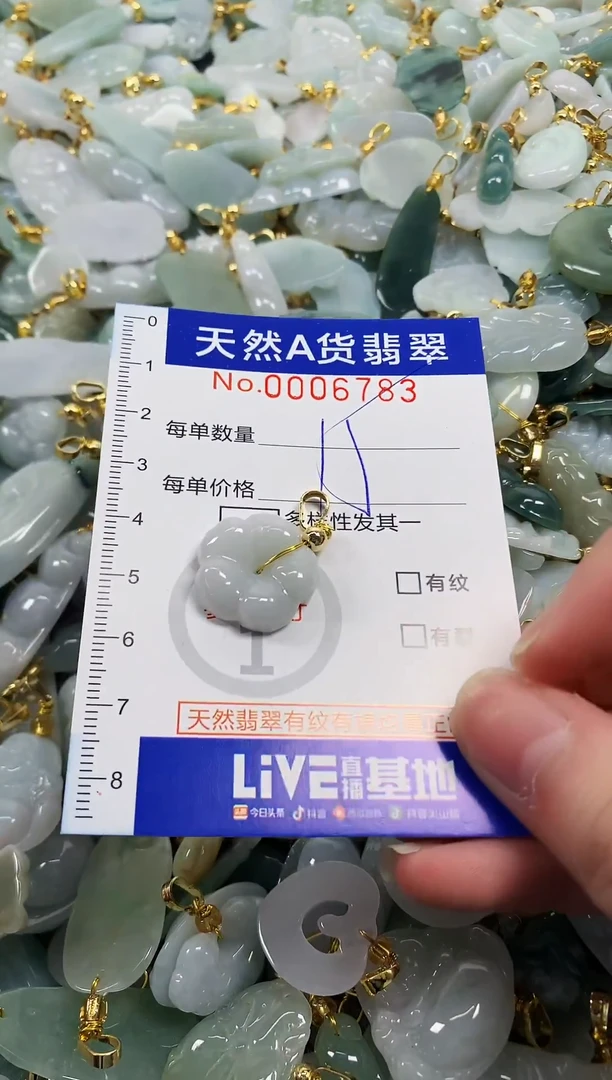 颈饰未镶嵌翡翠天然a货翡翠