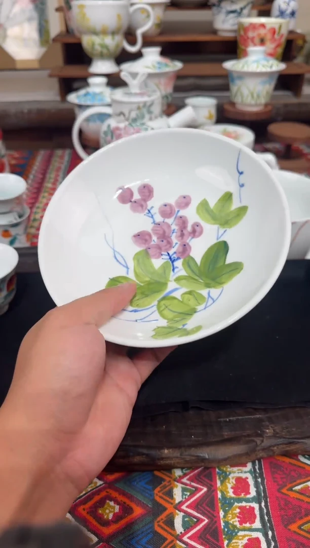 瓷片陶瓷景德镇高温釉下陶瓷清仓浮力价