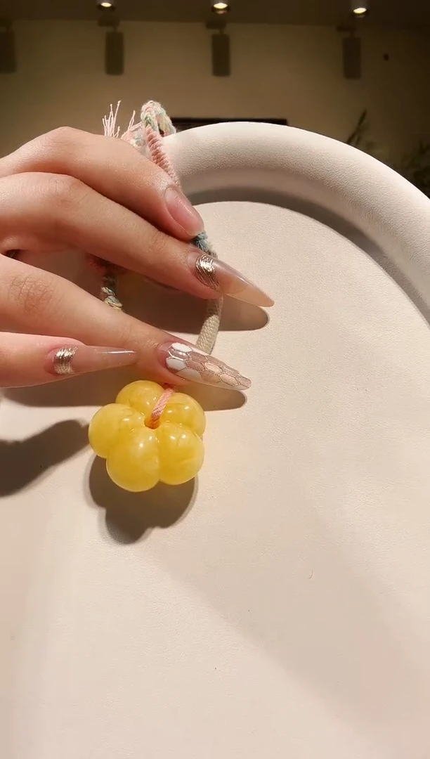 未镶嵌颈饰蜜蜡珍**茶挂件