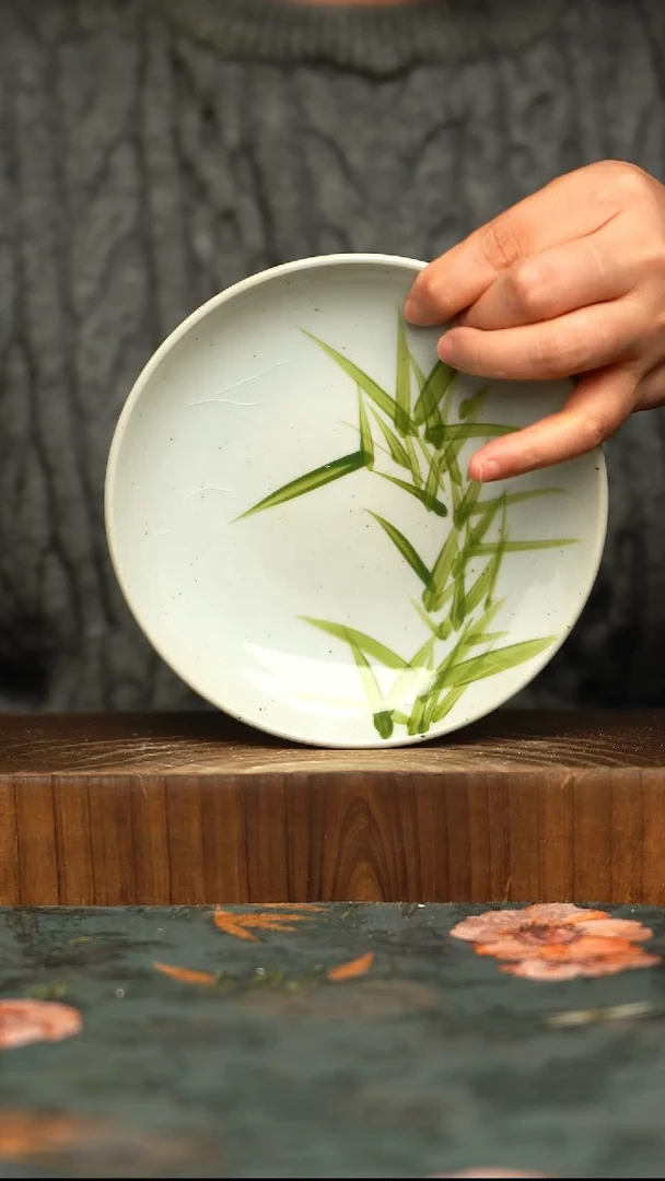 杯釉下彩手工手绘同款陶器