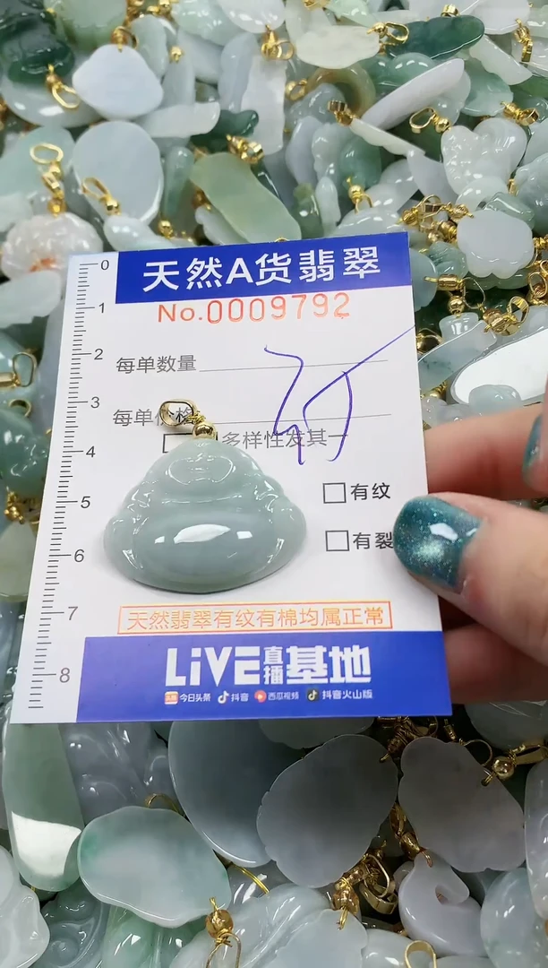 未镶嵌挂件翡翠纯天然a货翡翠