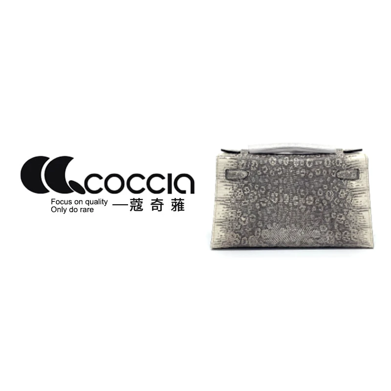 「高定女包」蔻奇蕥COCCIA 私人定制蜥蜴女士包  EE4013 一代 22cm
