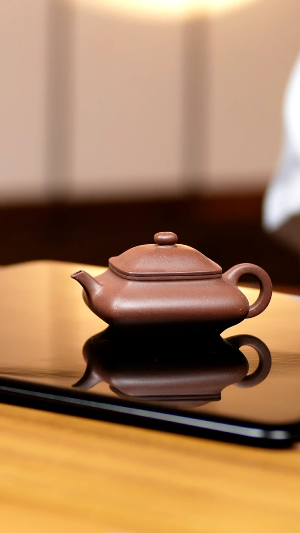 茶壶紫砂五堂  寒灰老人-紫泥