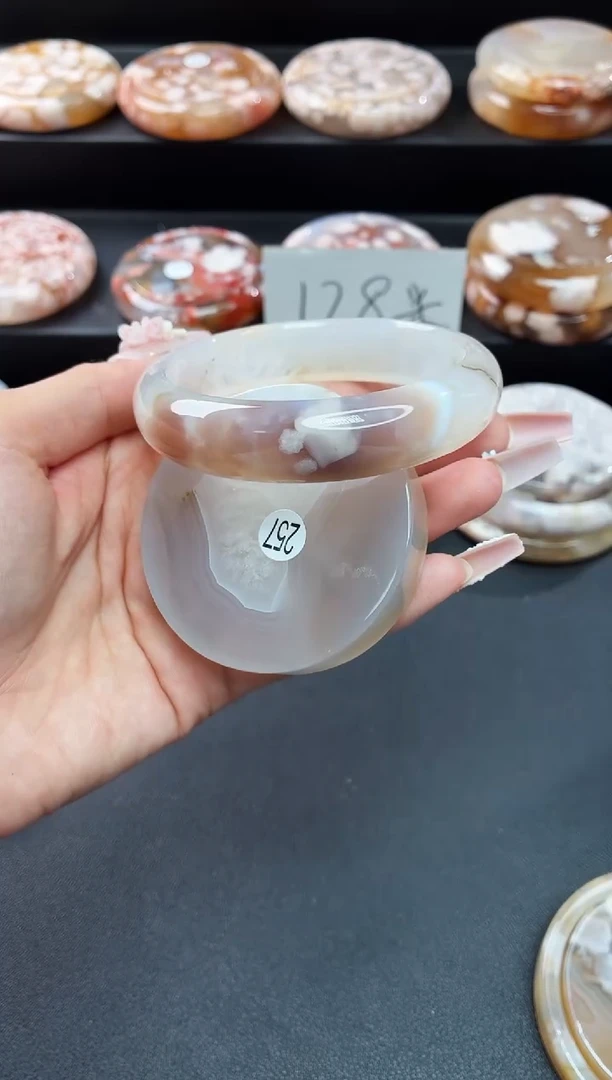 手镯玛瑙/玉髓未镶嵌石英质玉手镯