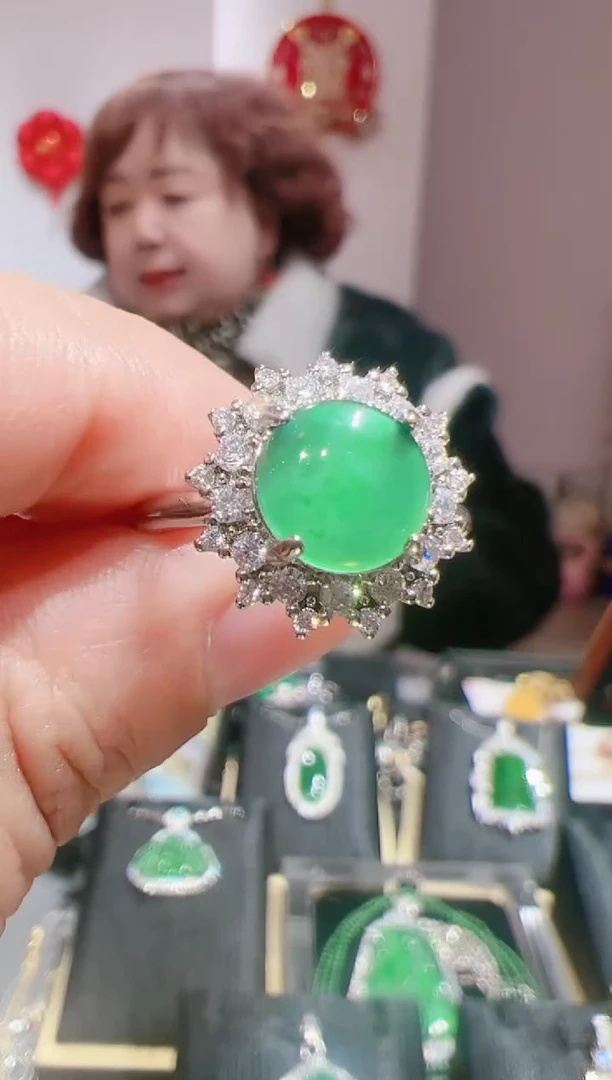 【闪购商品】翡翠戒指合金202521030