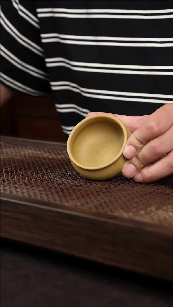 茶壶紫砂黄金段普洱杯